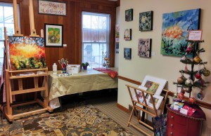 Art Studio in Hudson, Interior, South Wall