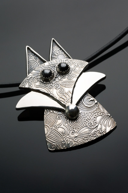 Freddie, fine silver necklace by Dana Giel-Ray