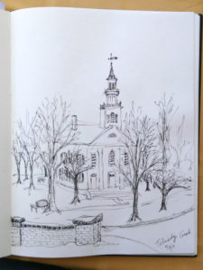 Sketch, Tallmadge Circle, Karen Koch