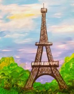 Painting Party, Hudson Ohio, Eiffel Tower